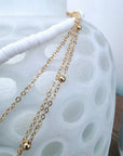 Collier multi-tours en acier inoxydable