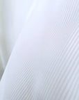 Débardeur blanc en lycra à maille côtelée