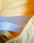 Robe asymétrique jaune