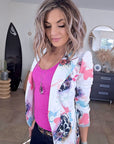 Veste blanche cintrée à imprimé skull - 𝐌𝐚𝐫𝐢𝐧𝐚𝟒𝟒𝐟𝐚𝐦𝐢𝐥𝐲