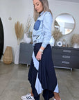 Chemise destroy en jean