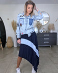 Chemise destroy en jean
