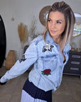 Chemise destroy en jean