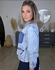 Chemise destroy en jean