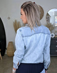 Chemise destroy en jean