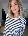 Robe marinière maille en coton - 𝐌𝐚𝐫𝐢𝐧𝐚𝟒𝟒𝐟𝐚𝐦𝐢𝐥𝐲