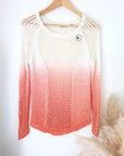Pull ajouré tie and dye
