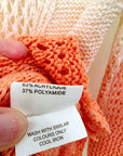 Pull ajouré tie and dye