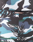 Veste cintrée à imprimé camouflage