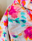 Jupe blanche à imprimé fleuri - 𝐌𝐚𝐫𝐢𝐧𝐚𝟒𝟒𝐟𝐚𝐦𝐢𝐥𝐲