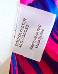 Jupe longue rose fuchsia et bleu roi