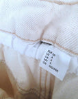 Short écru en jean