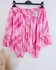 Ensemble rose fuchsia haut + short