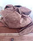 Sac cabas 100% cuir marron taupe - 𝐌𝐚𝐫𝐢𝐧𝐚𝟒𝟒𝐟𝐚𝐦𝐢𝐥𝐲