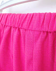 Ensemble débardeur + Jupe short rose fuchsia