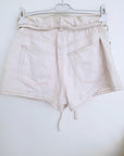 Short écru en jean coton
