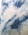 Short tie and dye bleu