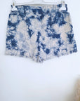 Short tie and dye bleu
