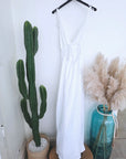 Robe longue blanche