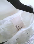 Combi-short en plumetis blanc
