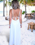 Robe longue blanche