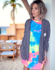 Robe tie and dye Pop