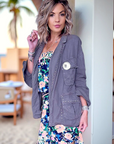 Robe bustier flowers