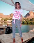 Tee-shirt blanc amore
