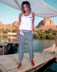 Pantalon kaki & ceinture