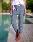 Pantalon kaki & ceinture