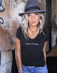 T-shirt noir power