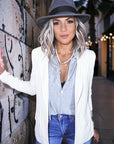 Cardigan gris "love"