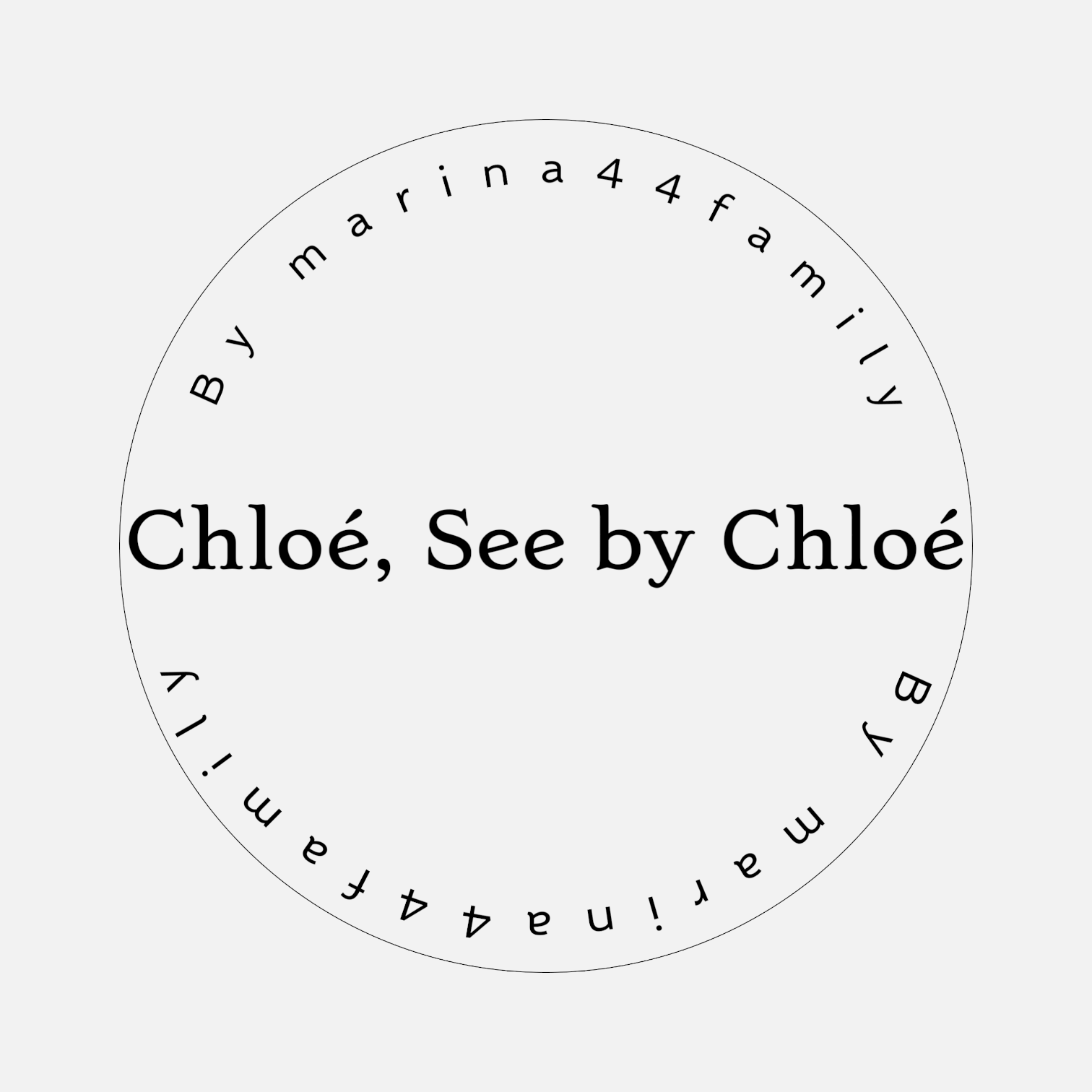 MARQUE CHLOÉ & SEE BY CHLOÉ.