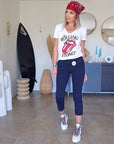 Pantalon à bandes