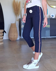Pantalon à bandes
