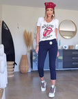 Pantalon à bandes
