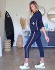 Pantalon à bandes