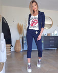 Pantalon à bandes