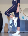 Pantalon à bandes