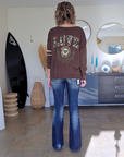 Cardigan love militaire