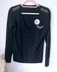 Pull black militaire