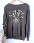 Cardigan love militaire