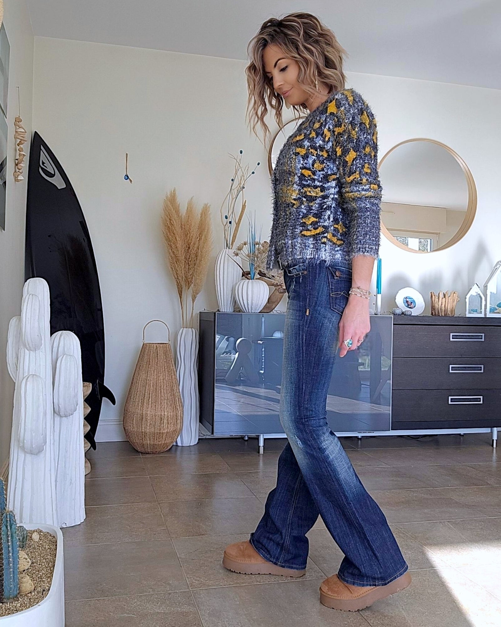 Cardigan imprimé