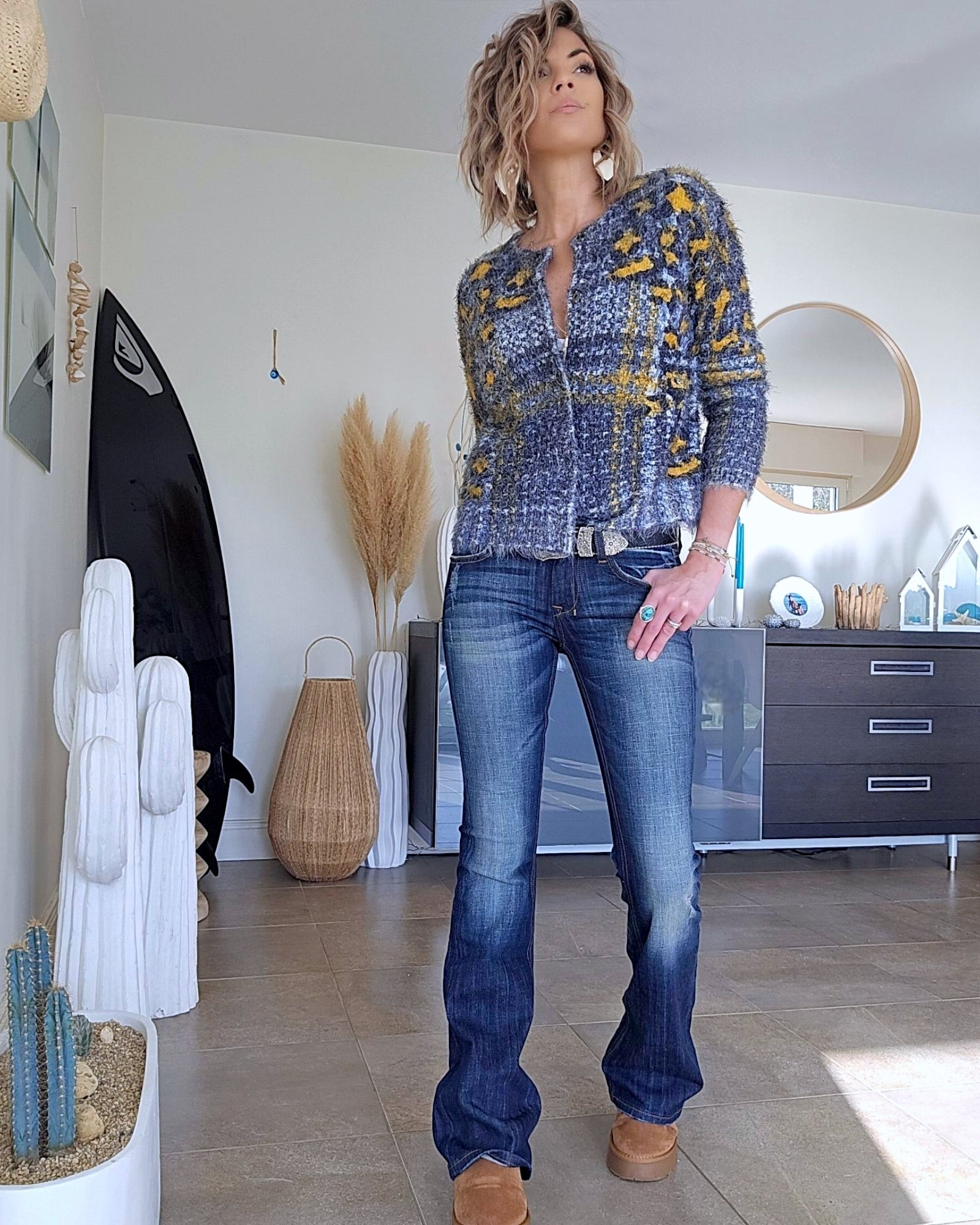Cardigan imprimé