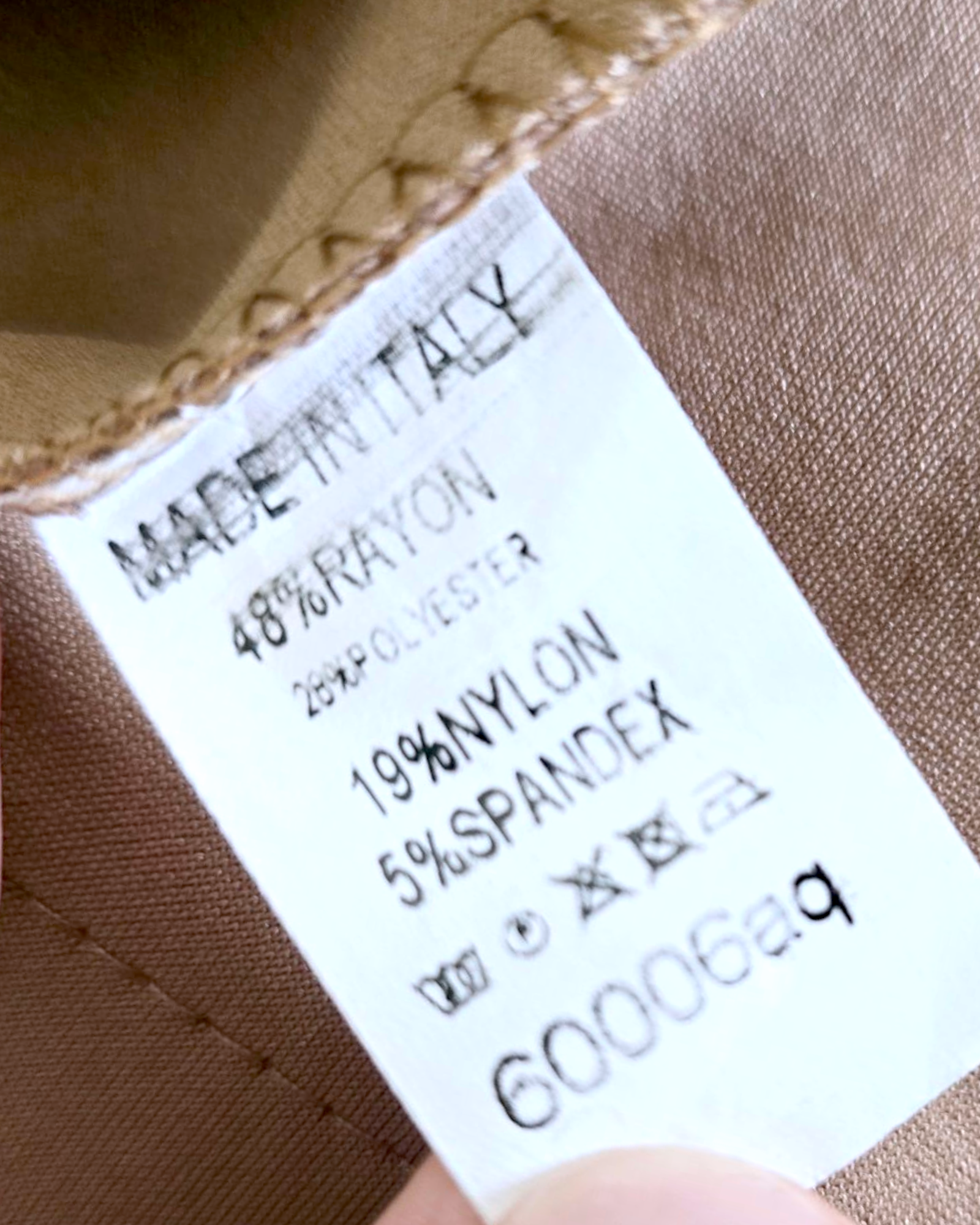 Veste tie suédine