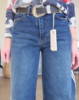 🔥Jean large à bandes