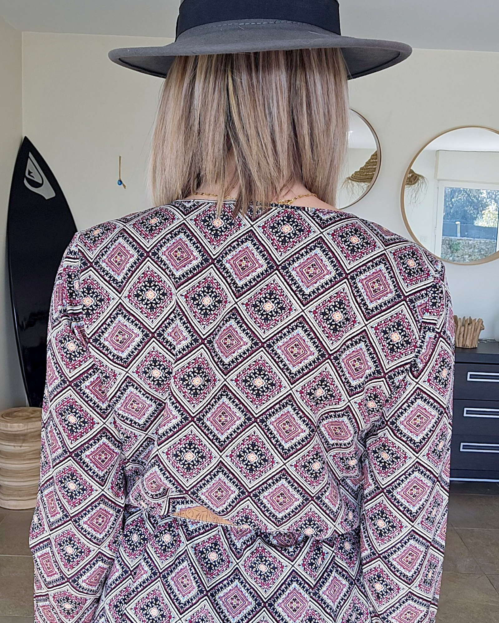 Robe encolure en V