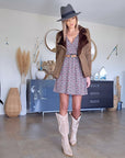 Robe encolure en V