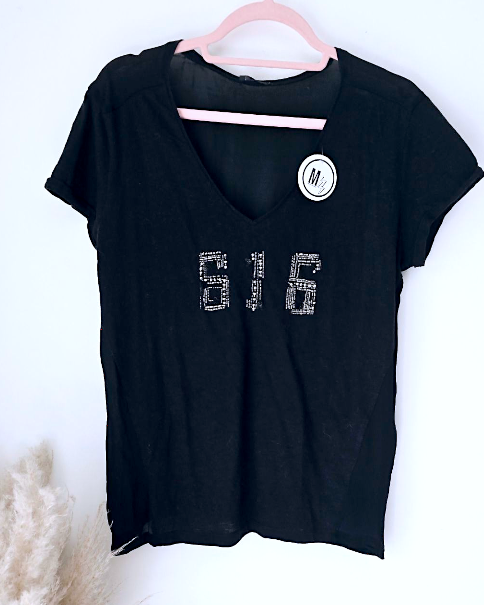 Tee-shirt perles bijoux