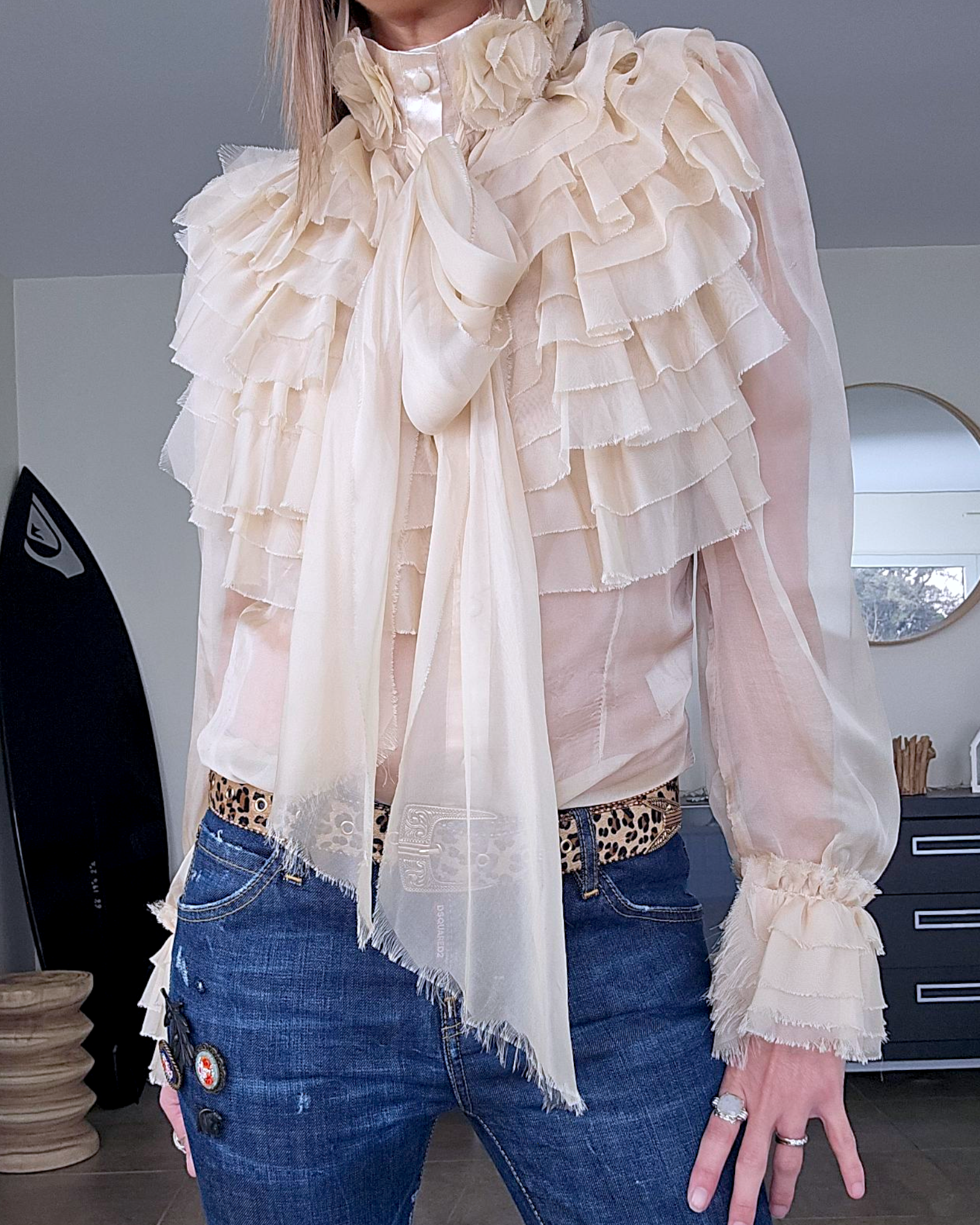 Chemise cavalière